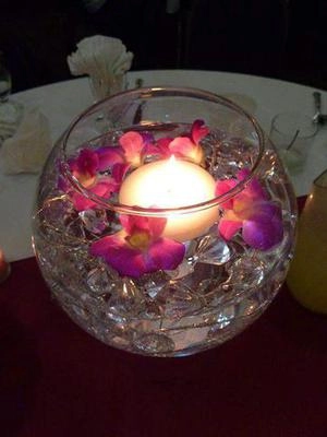 جا شمعی شیشه ای