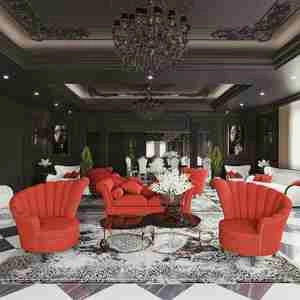 طراحی داخلی نشیمن کلاسیک برای اسکچاپ