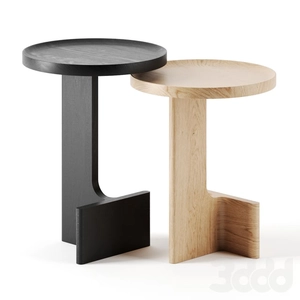 میز کناری مبلی یا عسلی  در دو رنگ beam side table by Ariake