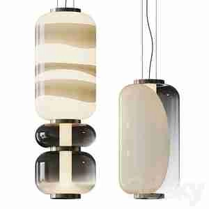 آویز مدرن استوانه ای  Baxter Haiku Pendant Lamps