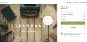 فونت اینگلیسی CornerOne Typeface