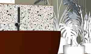 طراحی سرویس بهداشتی در سبک مدرنیته و مینیمالیسم برای اسکچاپ