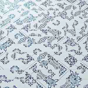 پترن و کاشی طرح ابی WOW BLANC ET BLEU