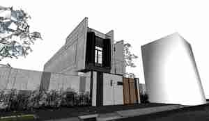 طراحی نما ویلا مدرن برای اسکچاپ