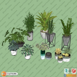 انواع گلدان برای اسکچاپ 20