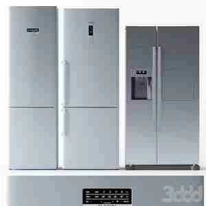 آبجکت یخچال ساید و تک برند Refrigerator Bosch