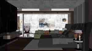 آرامش و سبک مدرن در طراحی اتاق خواب  برای اسکچاپ