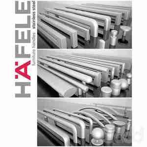 آبجکت دستگیره کابینت Hafele handles-Aluminium