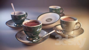 فنجان داخل نعلبکی چای احمد