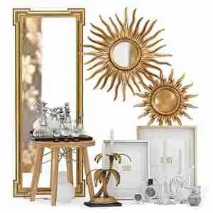 آینه قدی آینه دیواری چهارپایه  Eichholtz Decoration Set