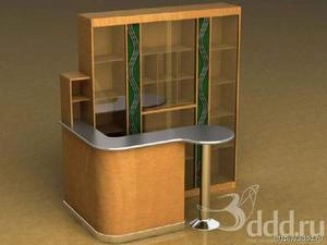 3dابجکت کابینت اشپزخانه کوچک