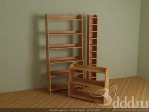 3dابجکت قفسه های فروشگاهی mdf