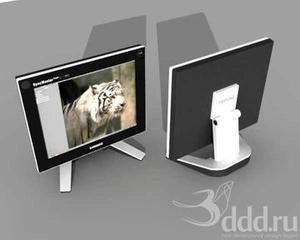 ابجکت  3d مانیتور کوچک