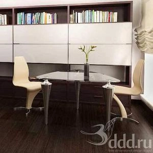 ابجکت میز صندلی مدرن نهارخوری