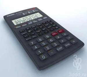 ابجکت 3d ماشین حساب