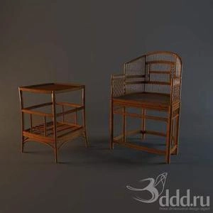 ابجکت میز صندلی مدرن