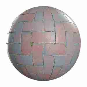Paving Stones تکسچر کف سازی آجری