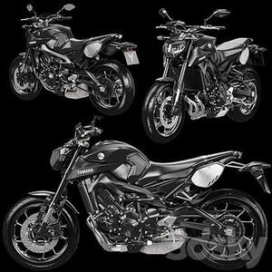 Yamaha MT 09 Tracer موتور 3d