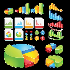 آیکون های آمار و نمودار