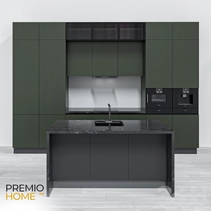 کابینت آشپزخانه تم سبز تیره Onda