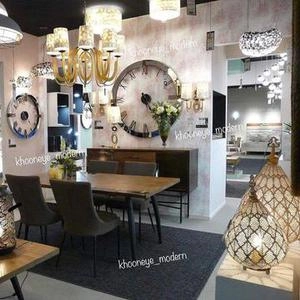ساعت مدرن آینه ای