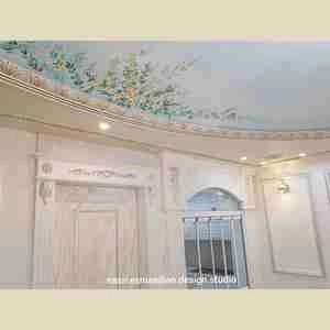 نقاشی سقفی پروژه بوستان سعدی ۲ سبک  کلاسیک