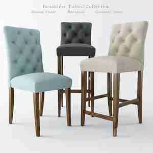 صندلی چوبی درسه رنگ Brookline Tufted Collection