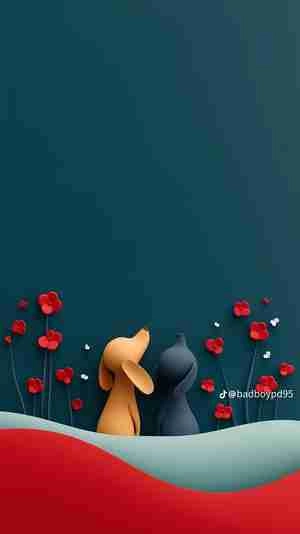 بک گراند با سگ های عاشق