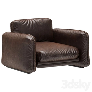 صندلی چرم دسته دار 3