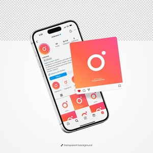 موکاپ موبایل ایستاده