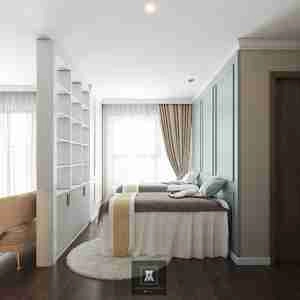 طراحی نشیمن و آشپزخانه مدرن و چشم‌نواز برای اسکچاپ