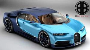 آبجکت بوگاتی Renderhub - 2017-Bugatti-Chiron