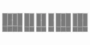 انواع پنجره PVC برای اسکچاپ