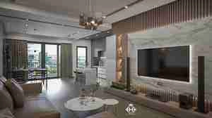 طراحی داخلی واحد مسکونی مدرن برای اسکچاپ