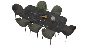 میز ناهارخوری مدرن برای اسکچاپ