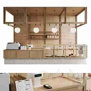 کافی بار و بیکری با طرح چوبی