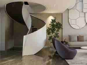 طراحی داخلی نشیمن مدرن برای اسکچاپ