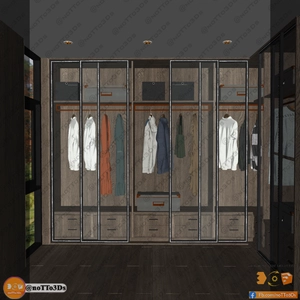 طراحی داخلی اتاق خواب لوکس و مدرن برای اسکچاپ