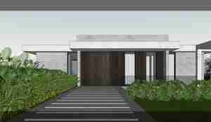 طراحی ویلای مدرن در دل طبیعت استوایی برای اسکچاپ