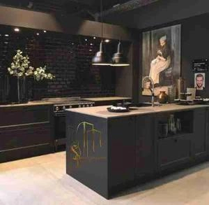 طراحی آشپزخانه مدرن بدون دستگیره