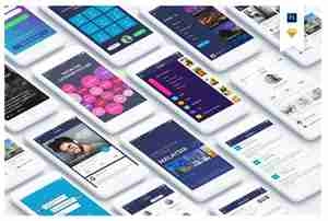 کیت یو آی موبایل Mountify Mobile UI Kit