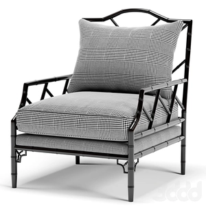 صندلی سیاه و سفید کلاسیک Eichholtz Morgan Dixon