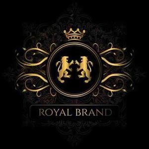 Elegant royal brand background eps المان لوگو برای رویال برند