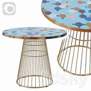 میز السا فلزی باریک