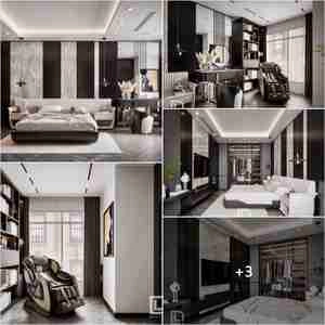 طراحی اتاق خواب با صندلی ماساژ مستر تایپ