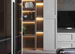 طراحی داخلی اتاق خواب مدرن و شیک برای اسکچاپ