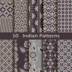 پترن بک گراند Indian style seamless