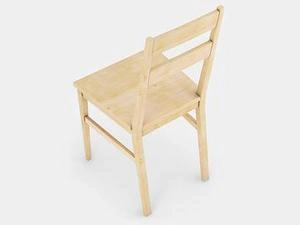 آبجکت صندلی چوبی برای اسکچاپ