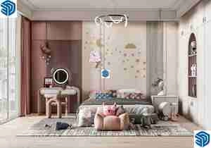 طراحی داخلی اتاق کودک برای اسکچاپ