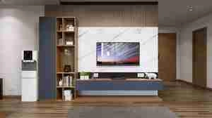 طراحی داخلی فضای نشیمن مدرن برای اسکچاپ